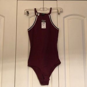 Rue 21 maroon body suit